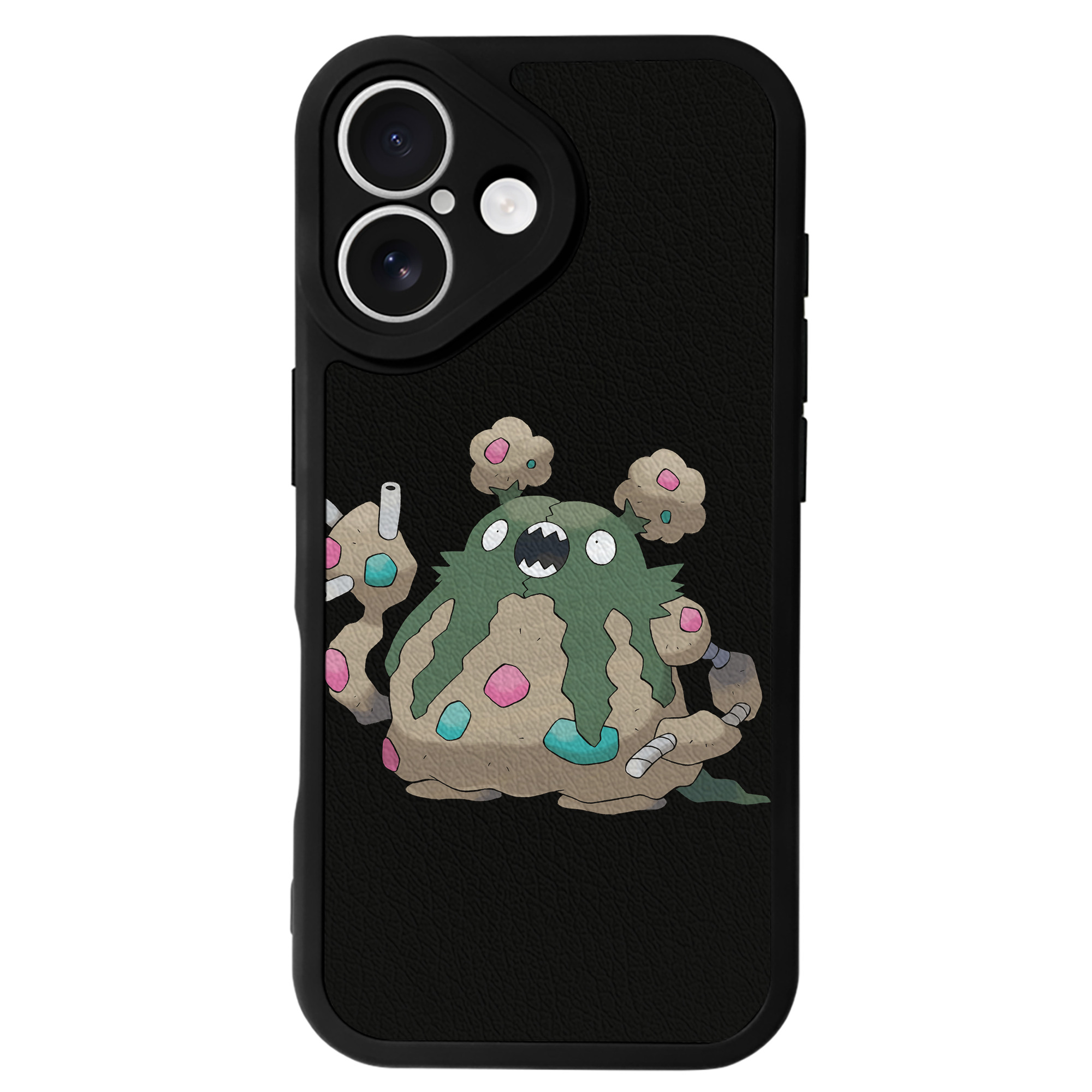 （画像用） ポケットモンスター Pokémon 【iPhone 16シリーズ対応】シリコンスマホケース（レザー調） 材質：シリコン